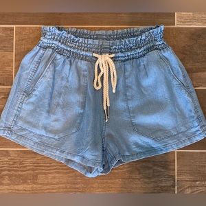 Chambray Tencel Shorts